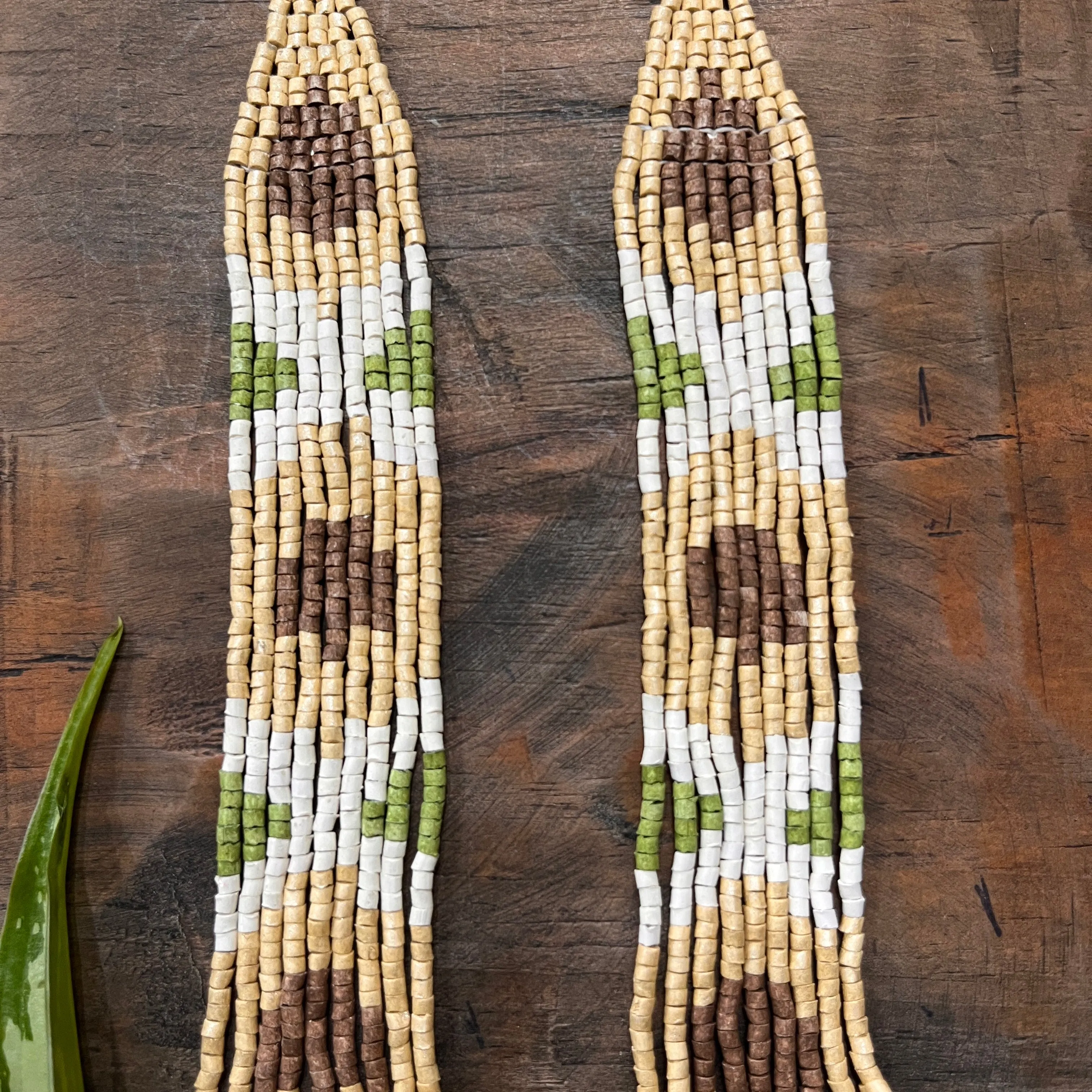 Long and Lightweight Fringe Earrings Boho Design
