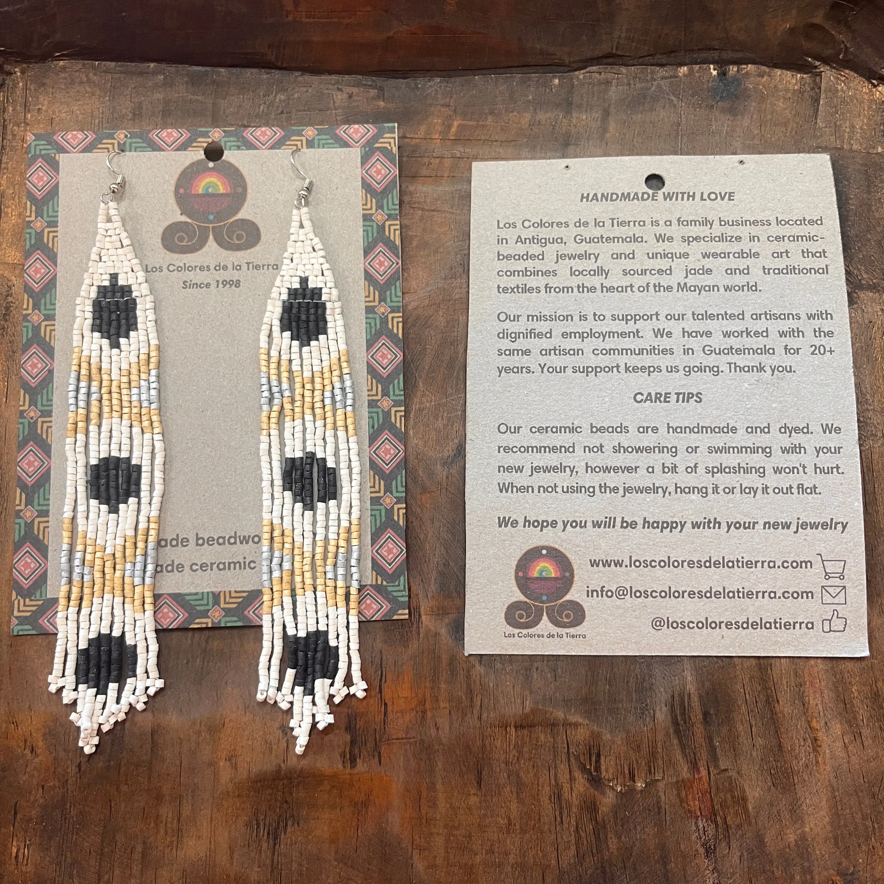 Long and Lightweight Fringe Earrings Boho Design