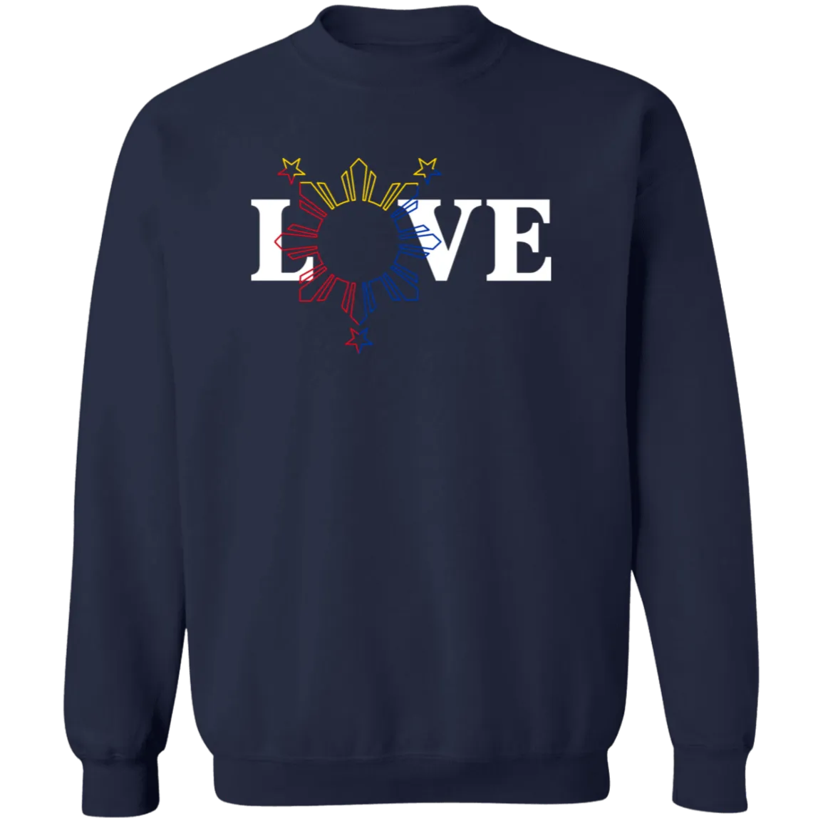 Love and Sun and Stars Unisex Crewneck Pullover Sweatshirt