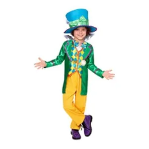 Mad Hatter Boys Deluxe Costume Size 6 8.