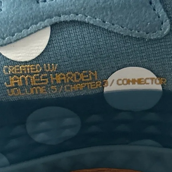 Men’s ADIDAS HARDEN VOL 5 / CHAPTER 3 CONNECTOR FUTURE-NATURAL Polka Dot, SZ 8.