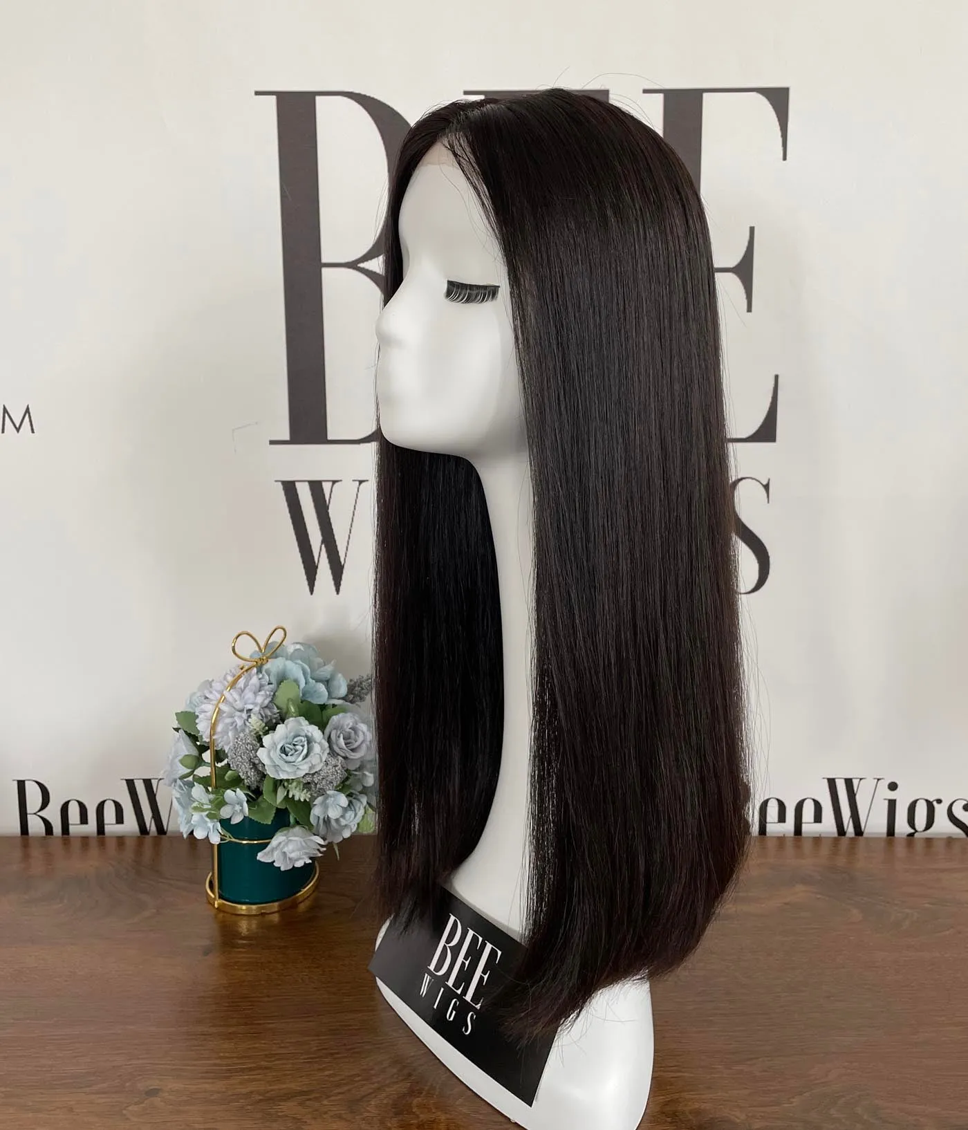 Natural Color Unprocessed Hair Lace Top Wig