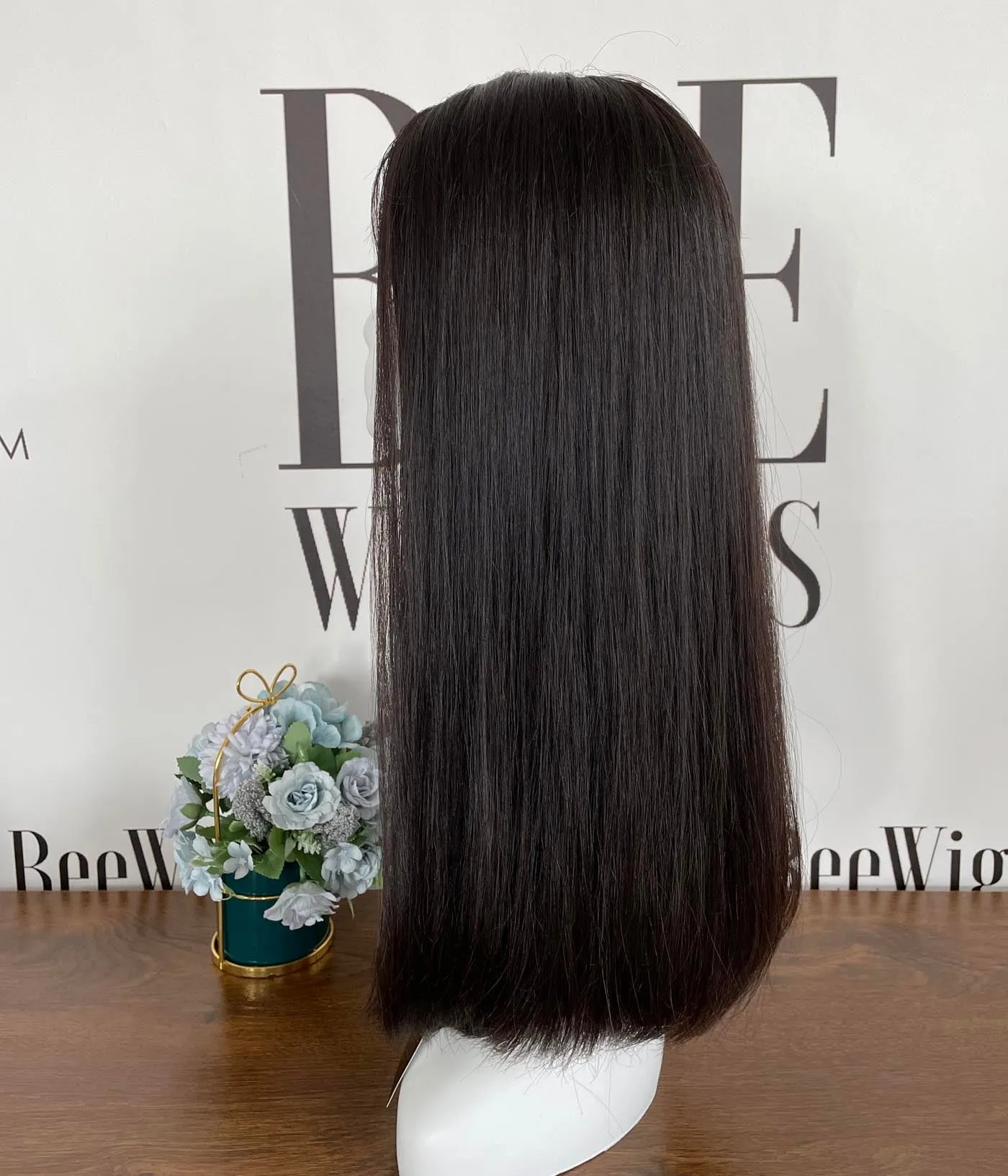 Natural Color Unprocessed Hair Lace Top Wig