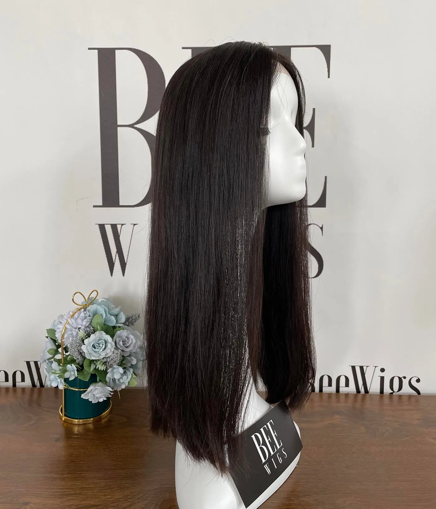 Natural Color Unprocessed Hair Lace Top Wig