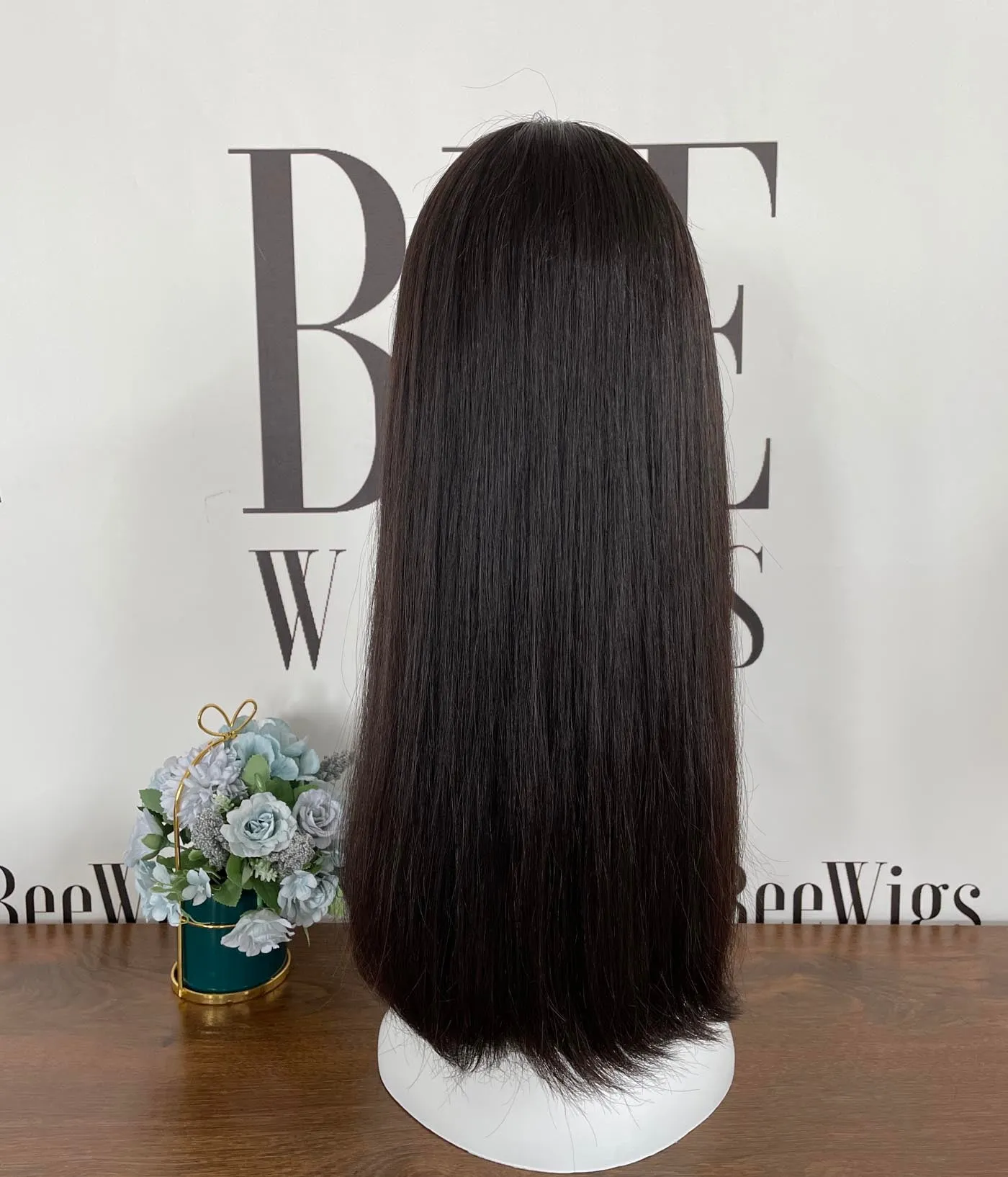 Natural Color Unprocessed Hair Lace Top Wig