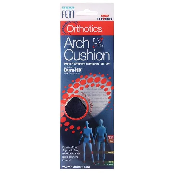 Neat Feat Orthotics Arch Cushion For Feet, Heels, and Lower Back