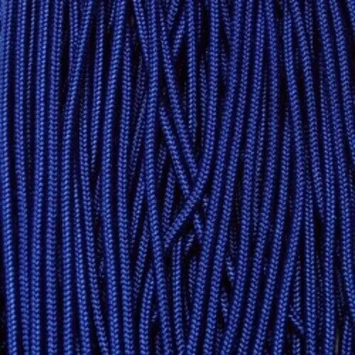 Neon Blue Boot Laces  3mm Paracord Steel Tip Shoelaces