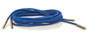 Neon Blue Boot Laces  3mm Paracord Steel Tip Shoelaces