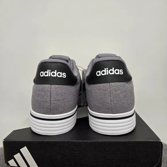 New adidas Daily 4.0 Grey Core Black Men's Shoes Size 9