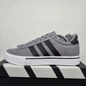 New adidas Daily 4.0 Grey Core Black Men's Shoes Size 9