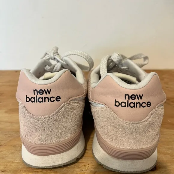 NEW BALANCE 574 girls pink sneakers size 5