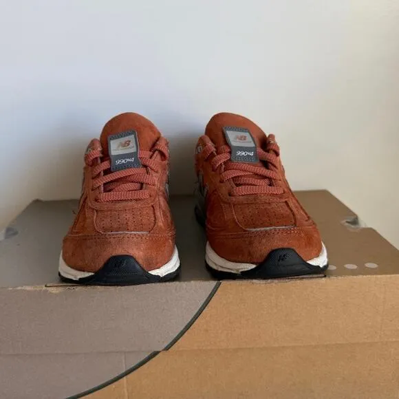 New Balance 990 V4  ‘Burnt Orange’ Kids Sneakers KJ990OOP- SZ 1 Y