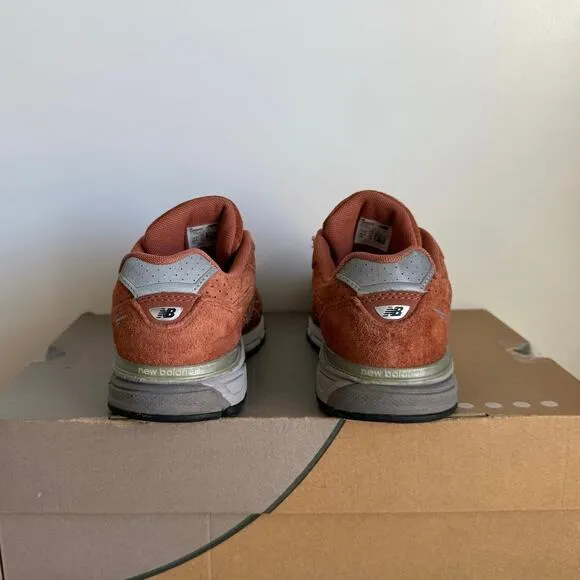 New Balance 990 V4  ‘Burnt Orange’ Kids Sneakers KJ990OOP- SZ 1 Y