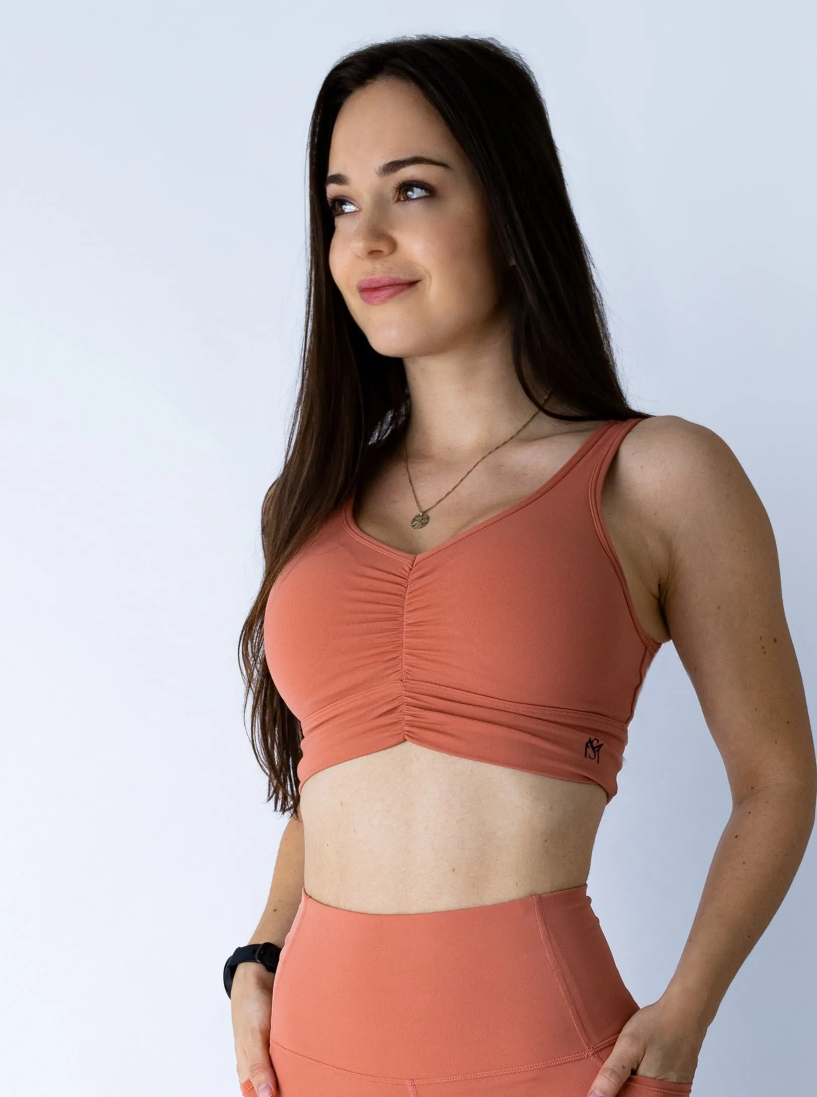 New Beginnings Collection Pink Sport Bra