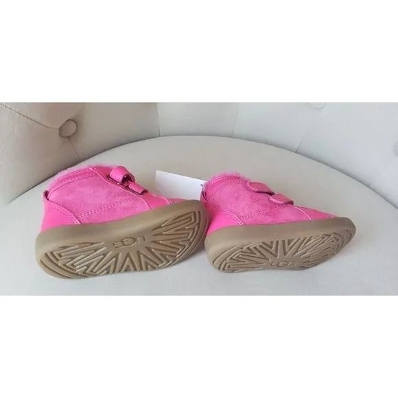 NEW UGG GIRLS RENNON II BERRY SNEAKERS GIFT BOX  SZ 04-05 US /12 -18 MO