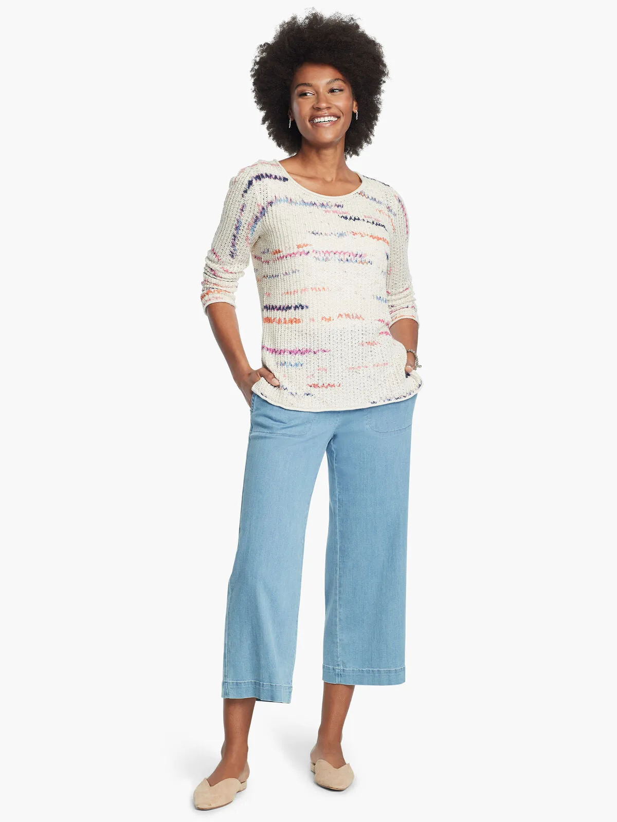 Nic Zoe Summer Day Denim Pant