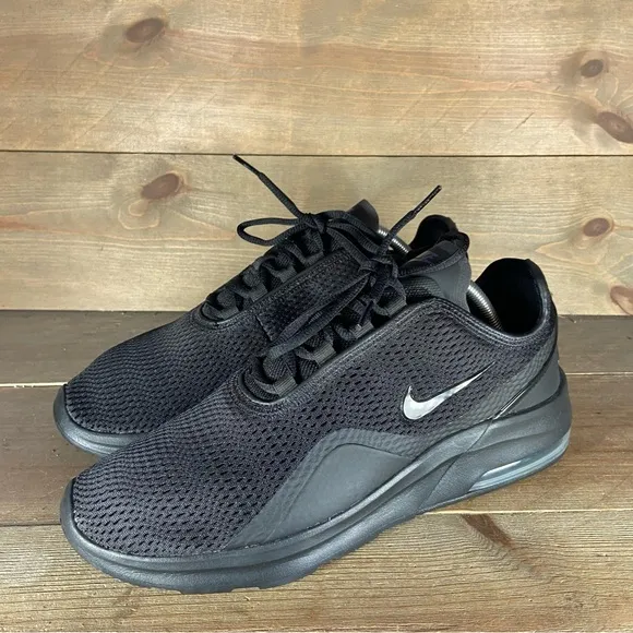 nike air max motion 2 mens size 9 shoes black athletic running sneakers