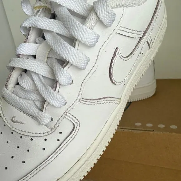 Nike Airforce 1 ‘Triple White’ Kids Sneakers- 3 Y
