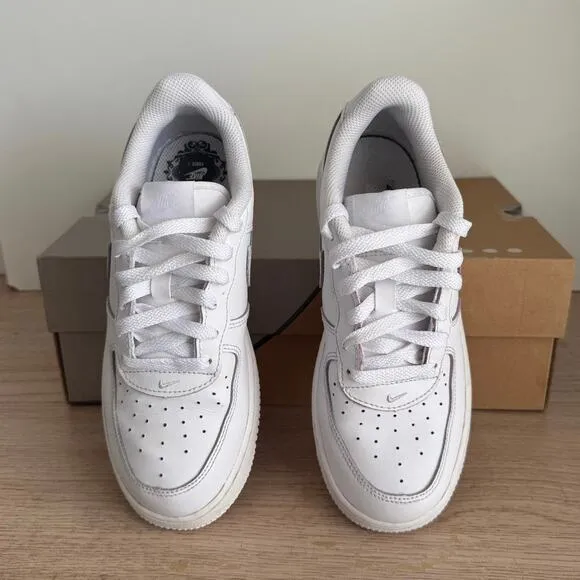 Nike Airforce 1 ‘Triple White’ Kids Sneakers- 3 Y
