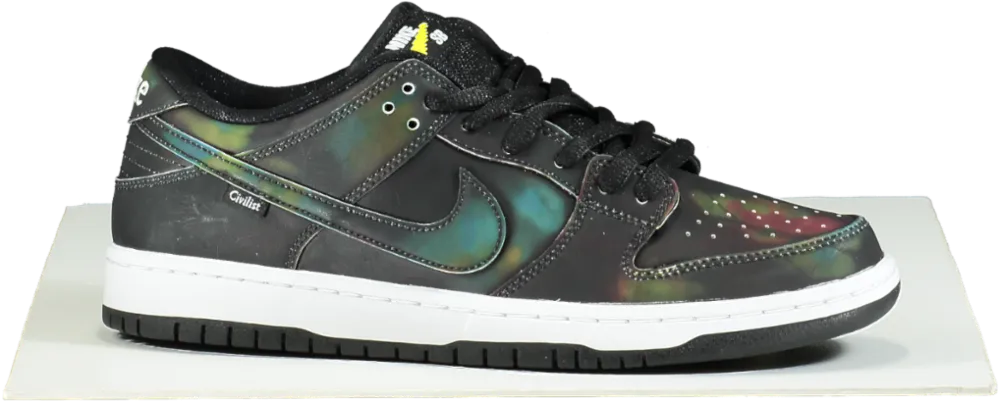Nike CZ5123 Black SB Dunk Low Pro QS Trainers 👟 UK 07 👟