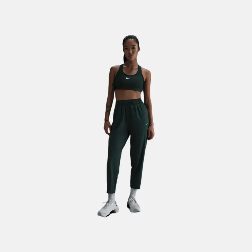 Nike Swoosh Medium-Support Padded Women's Sports Bra -Vintage Green/White