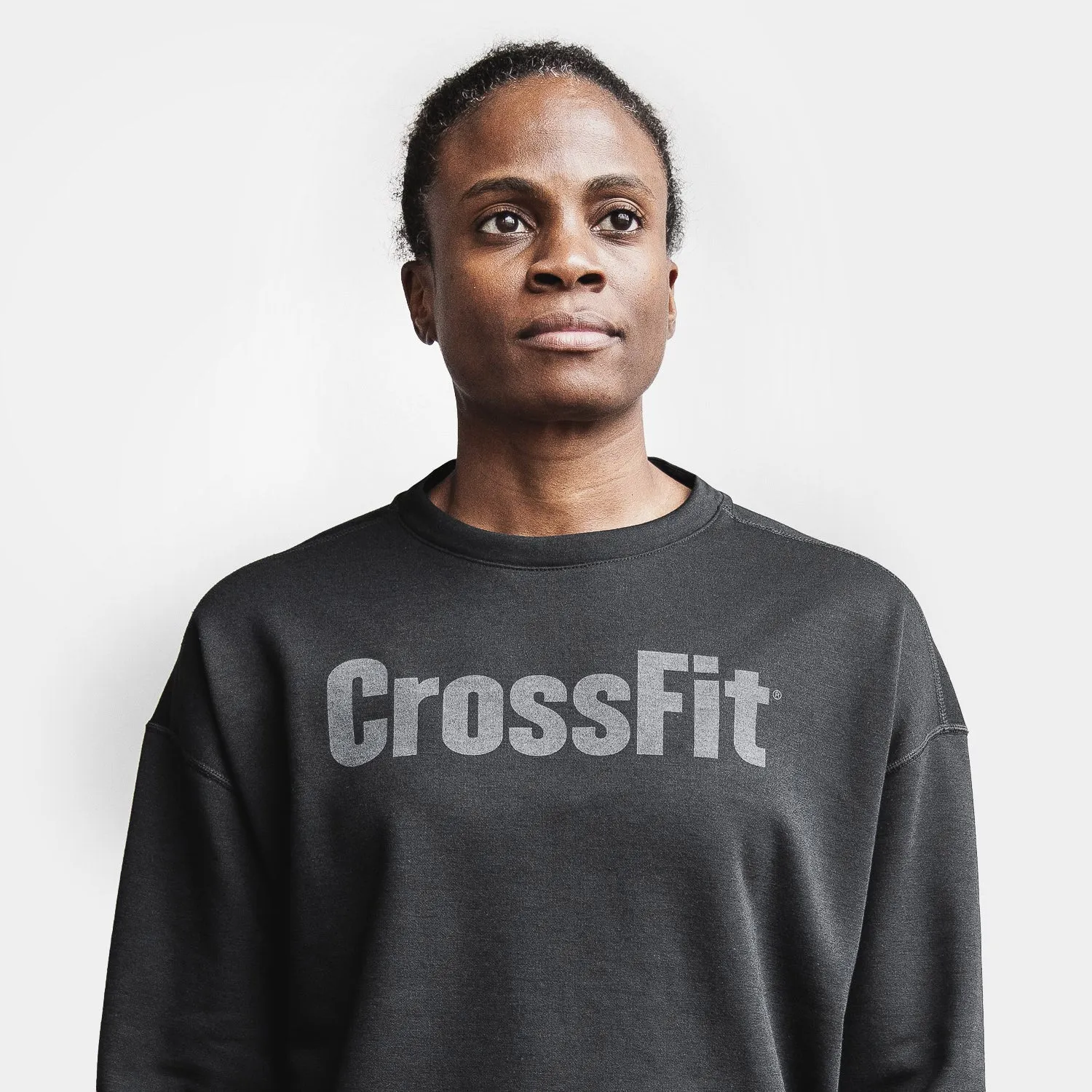 NOBULL - WOMEN'S CROSSFIT CREW SWEATSHIRT - BLACK