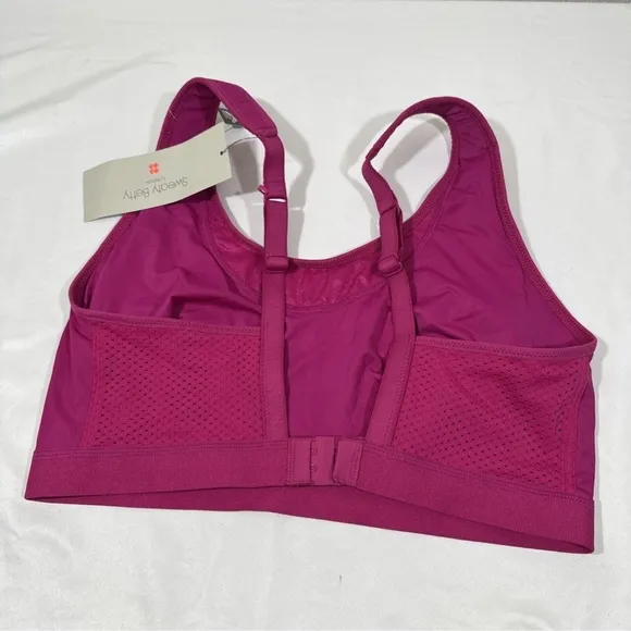 NWT $68 Sweaty‎ Betty [ 38DD ] Ultra Running Sports Bra in Phlox Pink