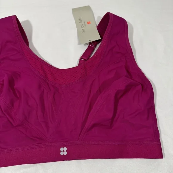 NWT $68 Sweaty‎ Betty [ 38DD ] Ultra Running Sports Bra in Phlox Pink