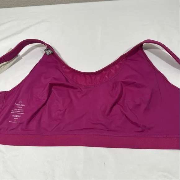 NWT $68 Sweaty‎ Betty [ 38DD ] Ultra Running Sports Bra in Phlox Pink