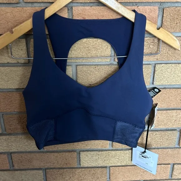 NWT Beach Riot Kaia Sports Bra Top Ultramarine Padded Activewear Size Small