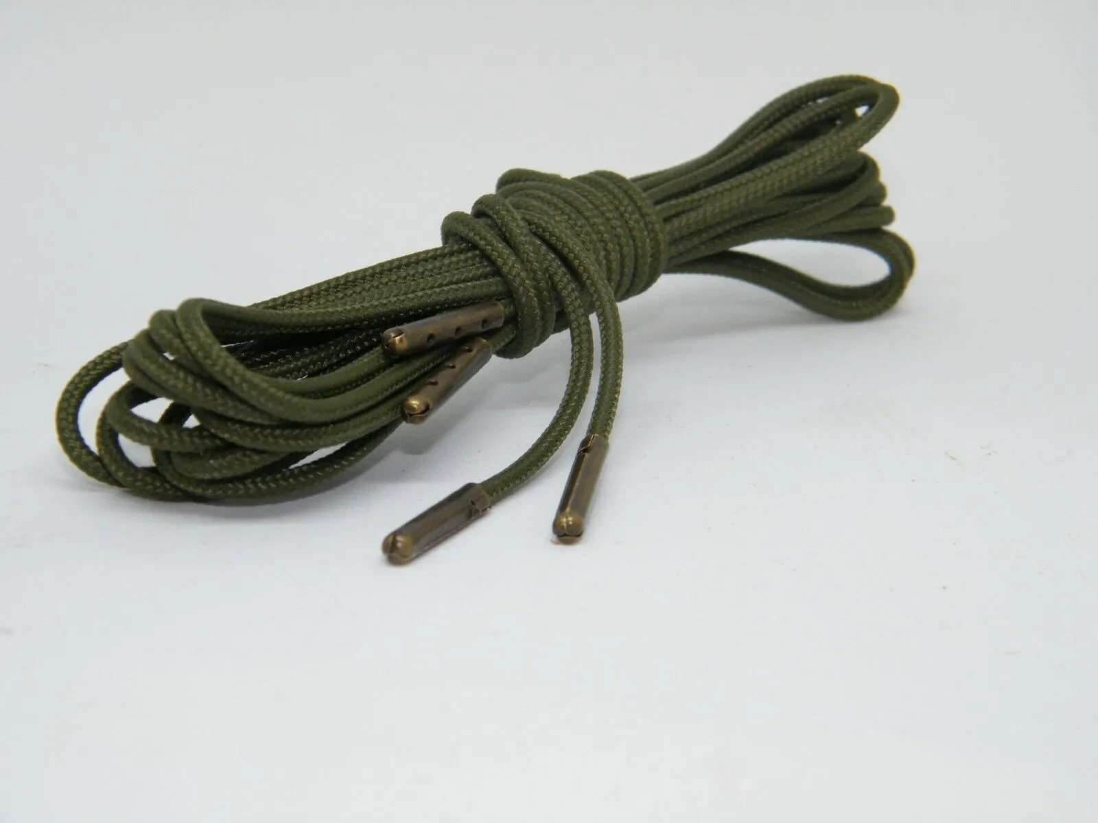 OD Green Boot Laces *Guaranteed for Life* 3mm Paracord Steel Tip Shoelaces