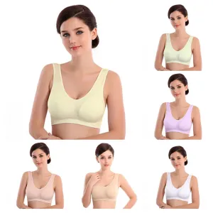 Pack of 3 Aire Bra -Mix Colours - Stretchable Non Wired & Single Padded - 2B-115