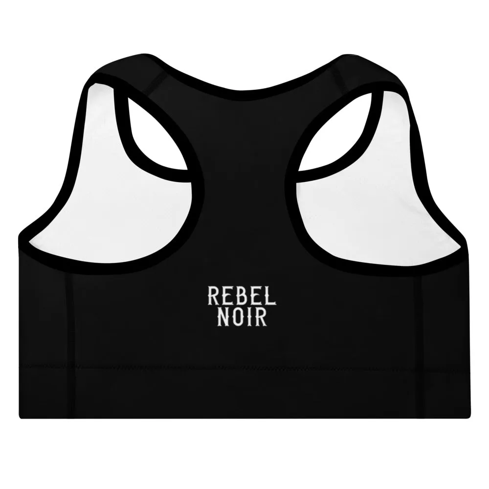 Padded Sports Bra Black