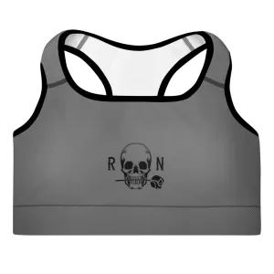 Padded Sports Bra Grey