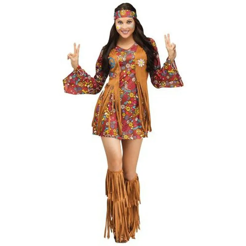 Peace & Love Hippie Adult,Costume