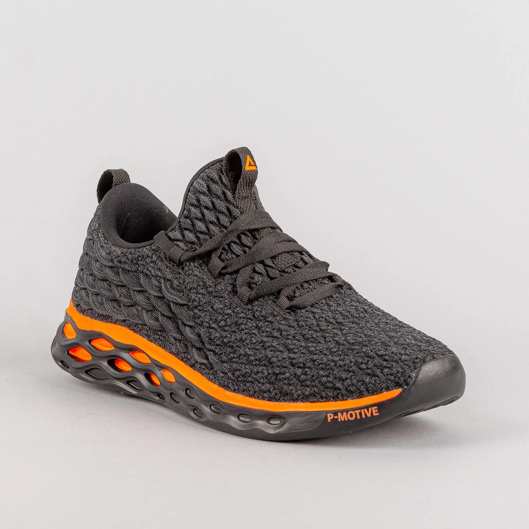 PEAK Cushion Running Shoes Black/Fluorescent Red