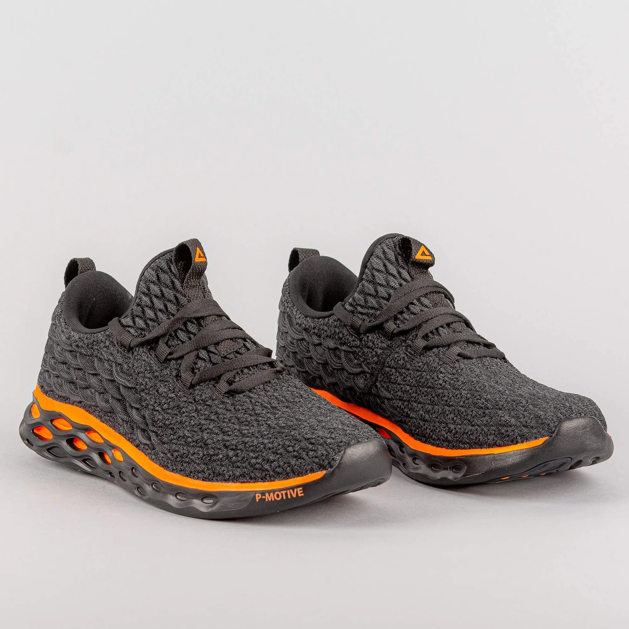 PEAK Cushion Running Shoes Black/Fluorescent Red
