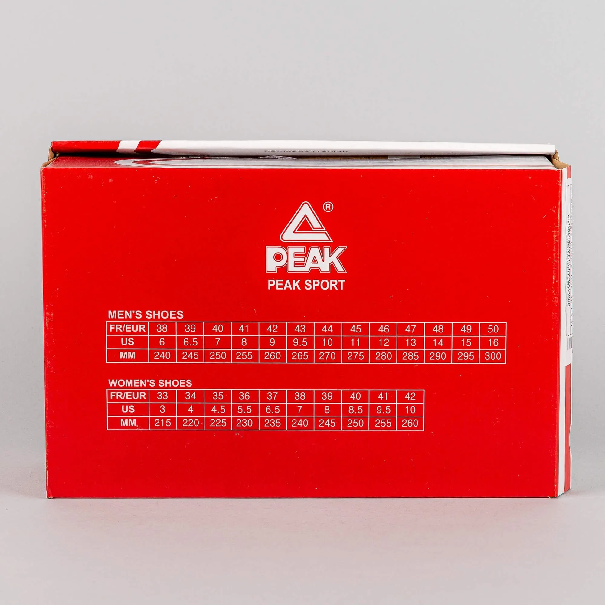 PEAK Cushion Running Shoes Black/Fluorescent Red