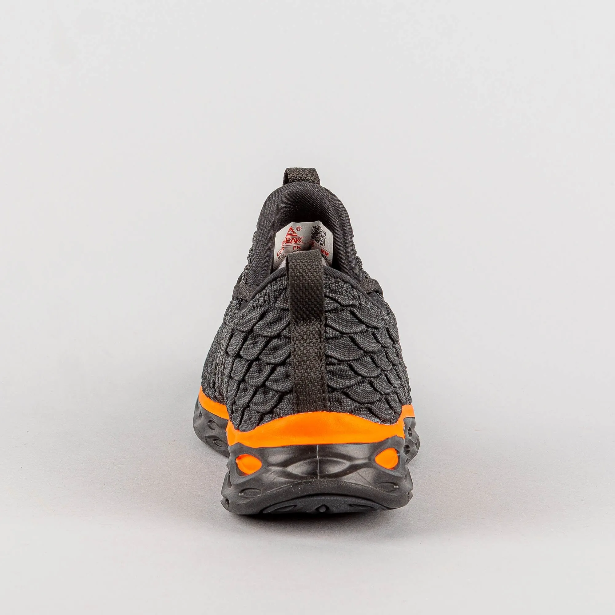 PEAK Cushion Running Shoes Black/Fluorescent Red