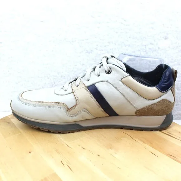 Pikolinos Sneaker Mens 41 Size 8 Beige Leather Comfort Walking Everyday Shoe
