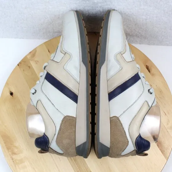Pikolinos Sneaker Mens 41 Size 8 Beige Leather Comfort Walking Everyday Shoe