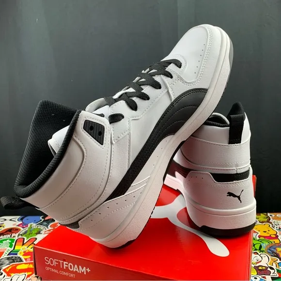 Puma Rebound High Top Sneakers Mens Various Sizes