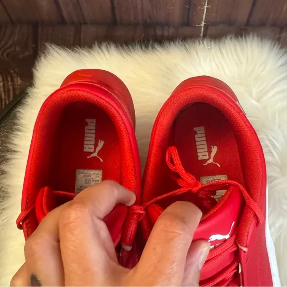 Puma Scuderia Ferrari Men’s Red Kart Cat III Trainers Sneakers Size 8