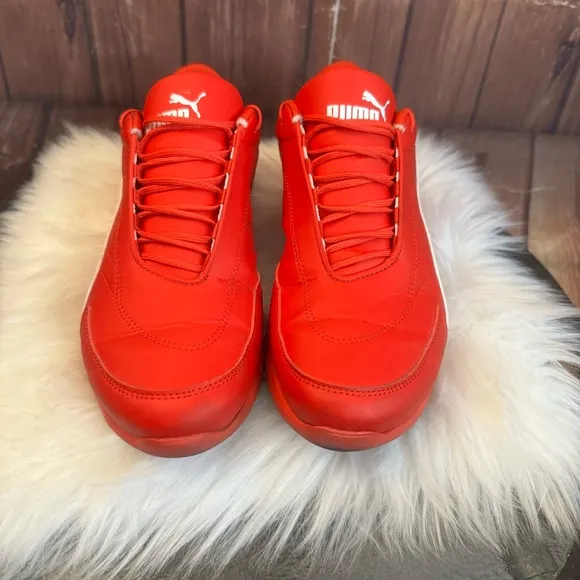 Puma Scuderia Ferrari Men’s Red Kart Cat III Trainers Sneakers Size 8