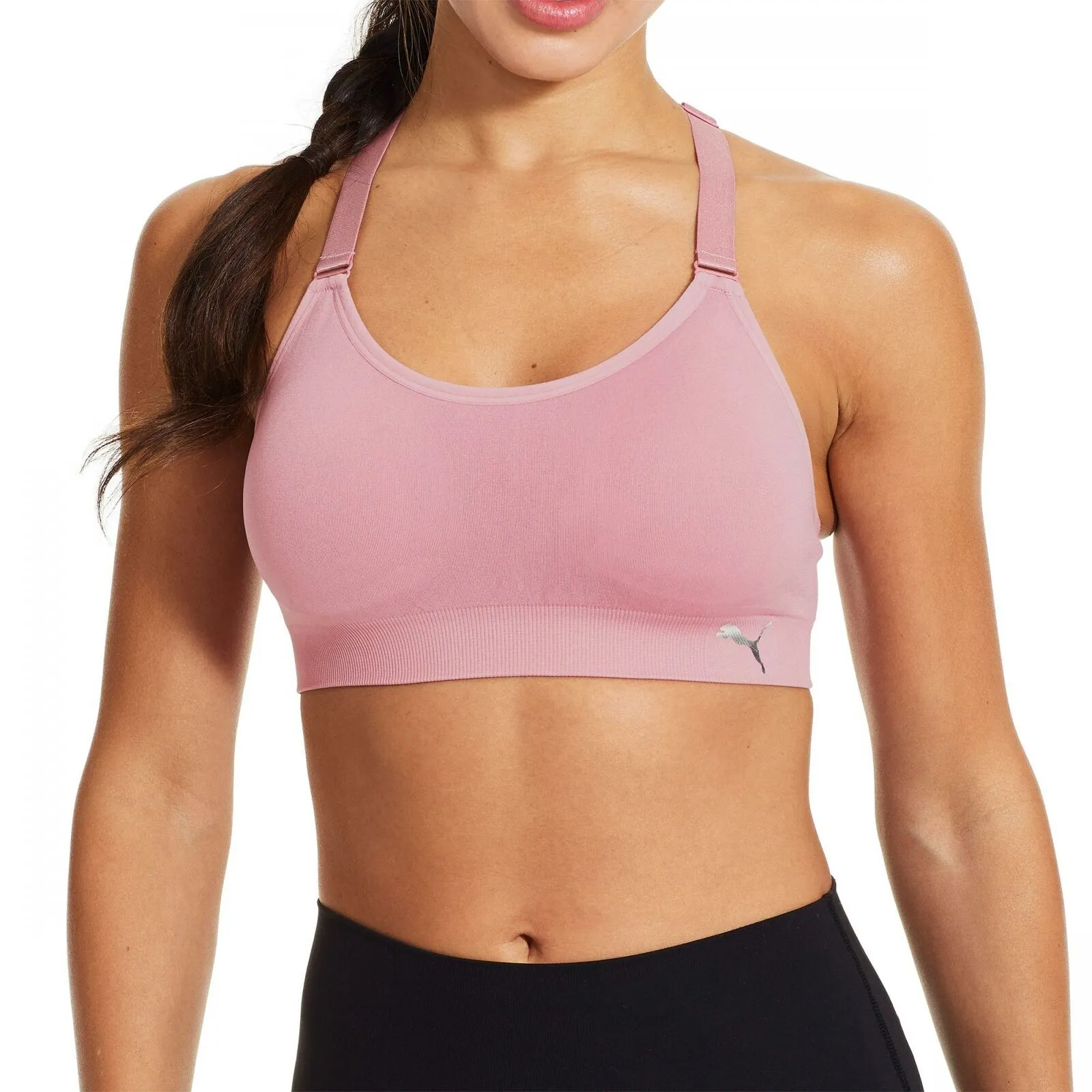 Puma Women's 3 Pack Medium Impact Seamless Sports Bras