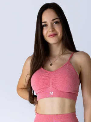 Push Up Collection Pink Sport Bra