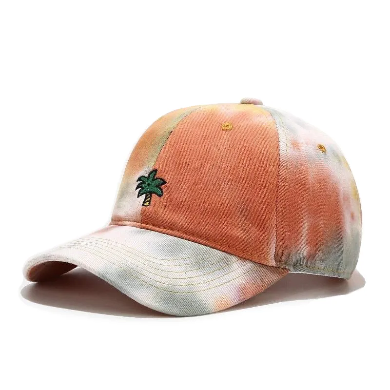 "TIE AND DYE" Casquette baseball Bleu Blanc Vert - URB1™