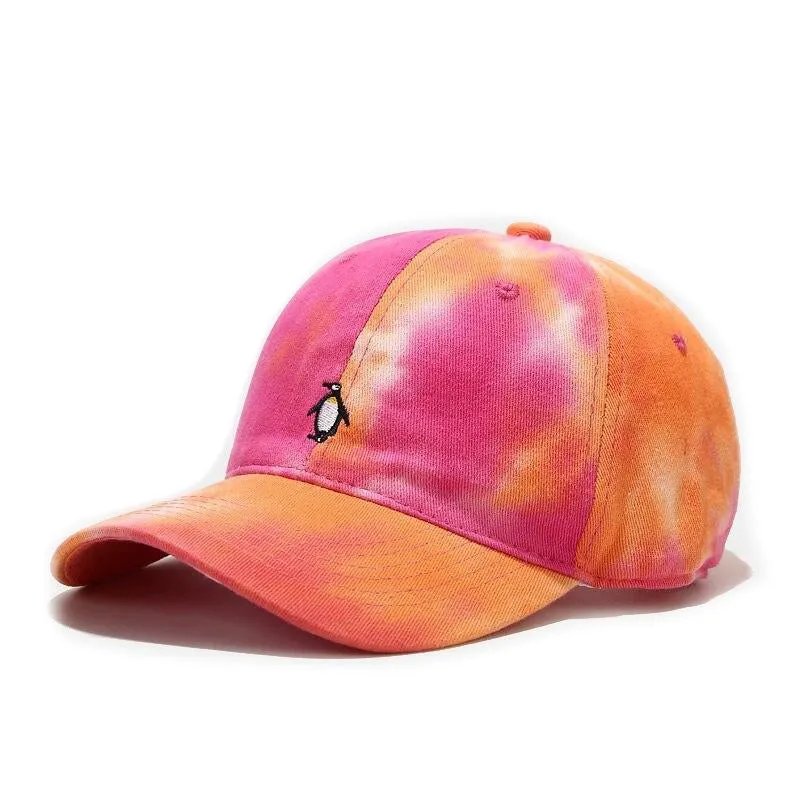 "TIE AND DYE" Casquette baseball Bleu Blanc Vert - URB1™