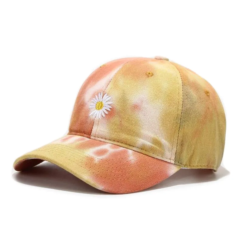 "TIE AND DYE" Casquette baseball Bleu Blanc Vert - URB1™