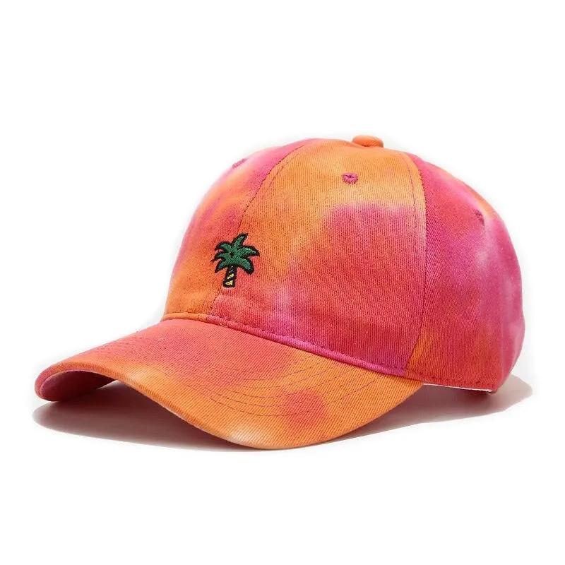 "TIE AND DYE" Casquette baseball Rose Gris Bleu - URB1™